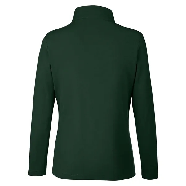 CORE365 Women's Fusion ChromaSoft™ Pique Quarter-Zip... from ASI 84358 S&S Activewear