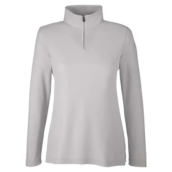 CORE365 Women's Fusion ChromaSoft™ Pique Quarter-Zip... from ASI 84358 S&S Activewear
