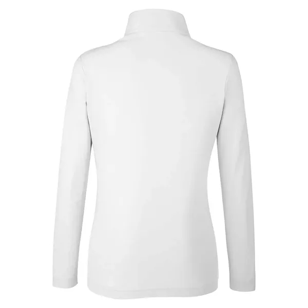 CORE365 Women's Fusion ChromaSoft™ Pique Quarter-Zip... from ASI 84358 S&S Activewear