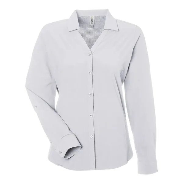 CORE365 Women's Ultra UVP® Long-Sleeve Marina Shirt... from ASI 84358 S&S Activewear