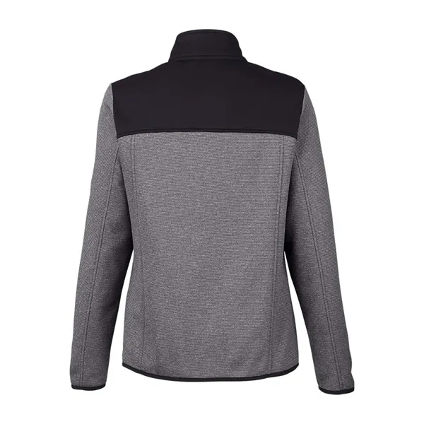 CORE365 Women's Venture Heathered Stripe Hybrid Jacket... from ASI 84358 S&S Activewear