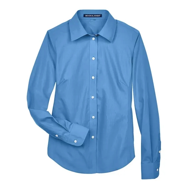DJ Classic Women's Crown Collection® Broadcloth Woven Shirt... from ASI 84358 S&S Activewear