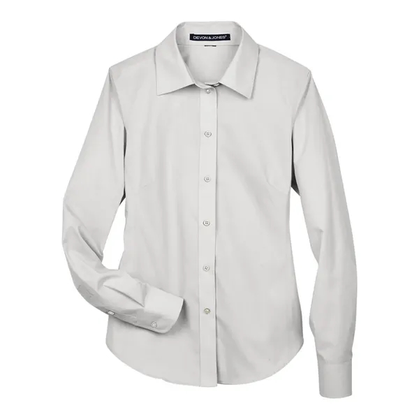 DJ Classic Women's Crown Collection® Broadcloth Woven Shirt... from ASI 84358 S&S Activewear