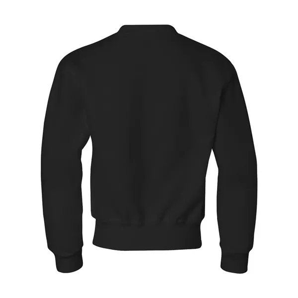 Youth 8.0 oz. 50% polyester/50% cotton crew neck sweatshirt. Blank product.... from ASI 84358 S&S Activewear