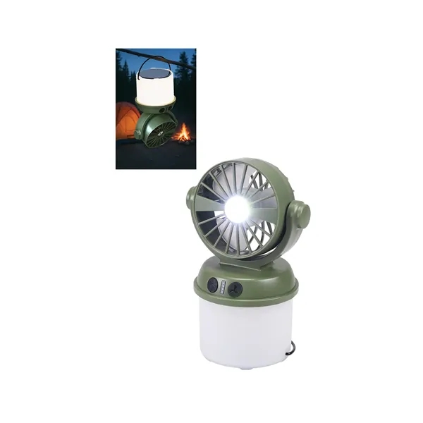 Rechargeable 3W COB Lantern with Fan... from ASI 89320 Starline USA Inc
