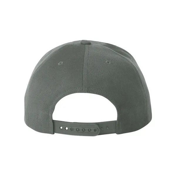 Wool blend flat bill snapback cap. Blank.... from ASI 84358 S&S Activewear