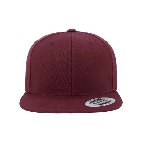 Wool blend flat bill snapback cap. Blank.... from ASI 84358 S&S Activewear