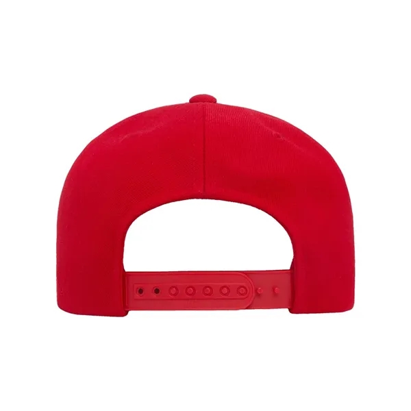 Wool blend flat bill snapback cap. Blank.... from ASI 84358 S&S Activewear