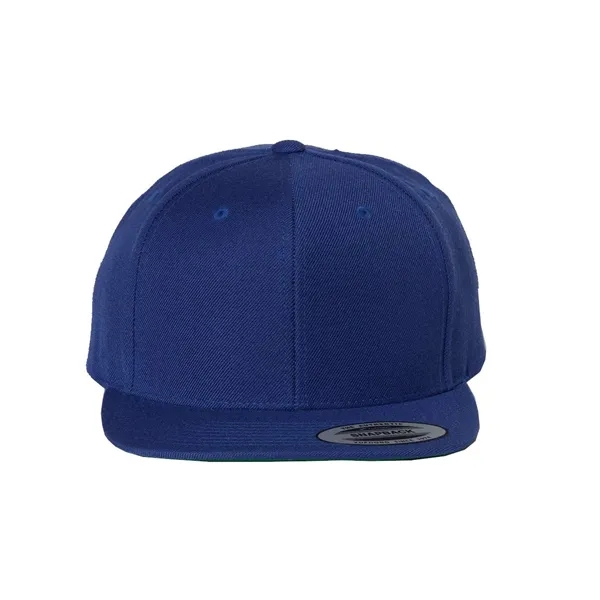 Wool blend flat bill snapback cap. Blank.... from ASI 84358 S&S Activewear
