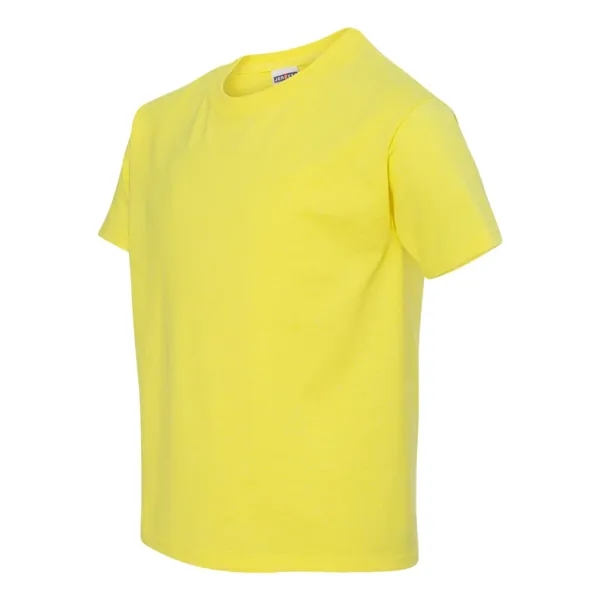 Youth 5.6 oz., 50% cotton / 50% polyester t-shirt. Blank product.... from ASI 84358 S&S Activewear