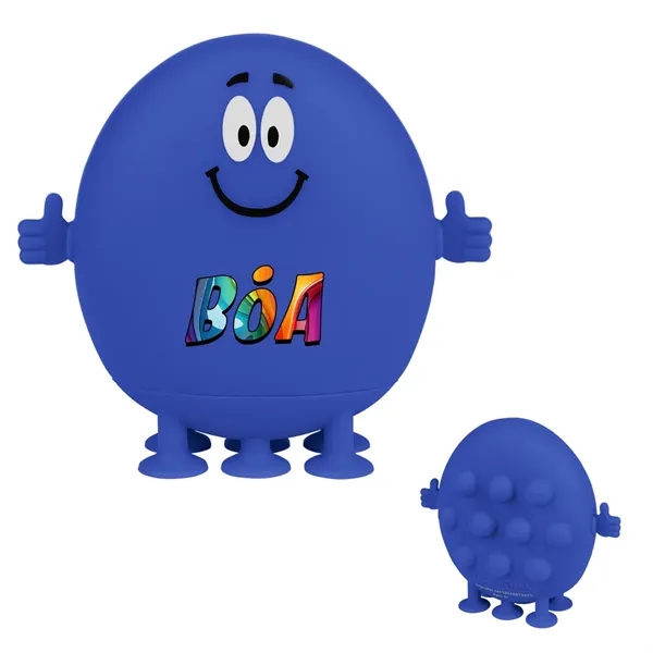 Silicone push-pop, bubble stress toy with smiley face design.... from ASI 61125 Hit Promotional Products / Hit®