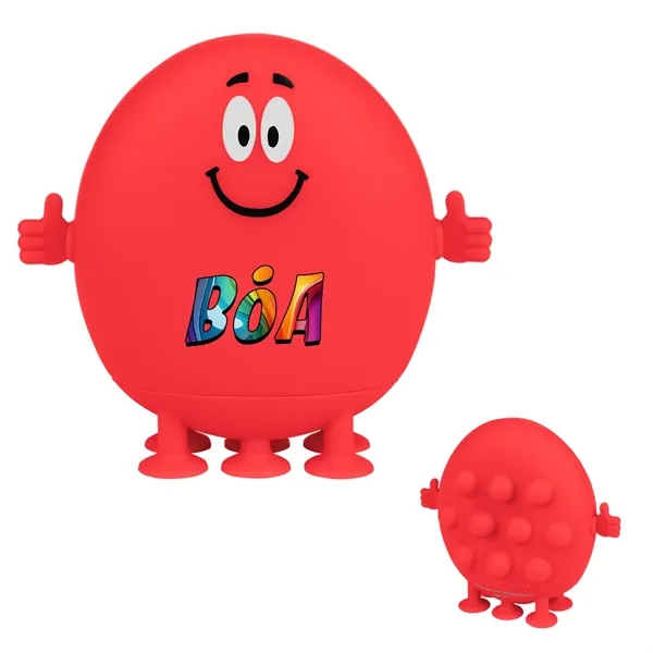 Silicone push-pop, bubble stress toy with smiley face design.... from ASI 61125 Hit Promotional Products / Hit®