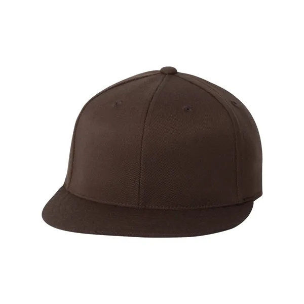 Six-panel, structured flat bill cap. Blank product.... from ASI 84358 S&S Activewear
