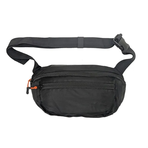 This durable 16 oz poly-cotton canvas waist pack features three zippered... from ASI 41511 Brainchild USA Inc / BrainChild Gift Club