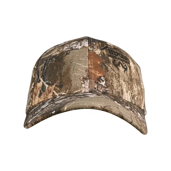 Structured, mid-profile mossy oak camouflage cap. Blank product.... from ASI 84358 S&S Activewear
