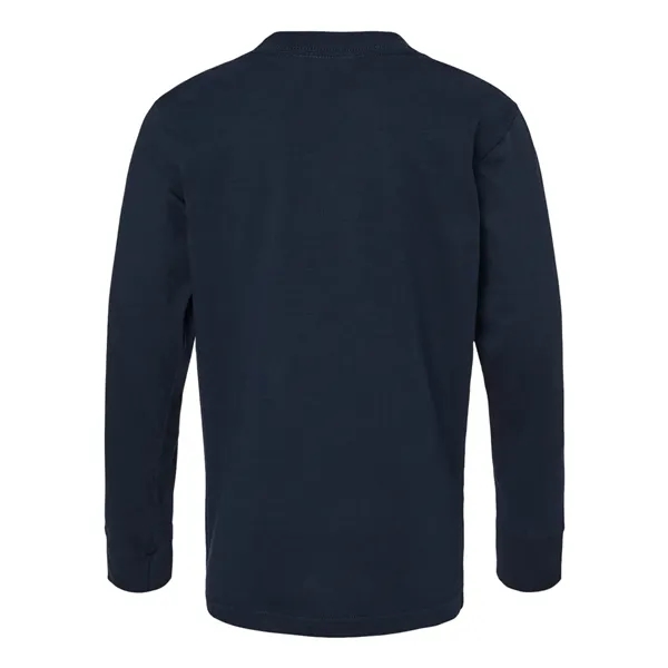 Next Level Youth Cotton Long Sleeve T-Shirt... from ASI 84358 S&S Activewear