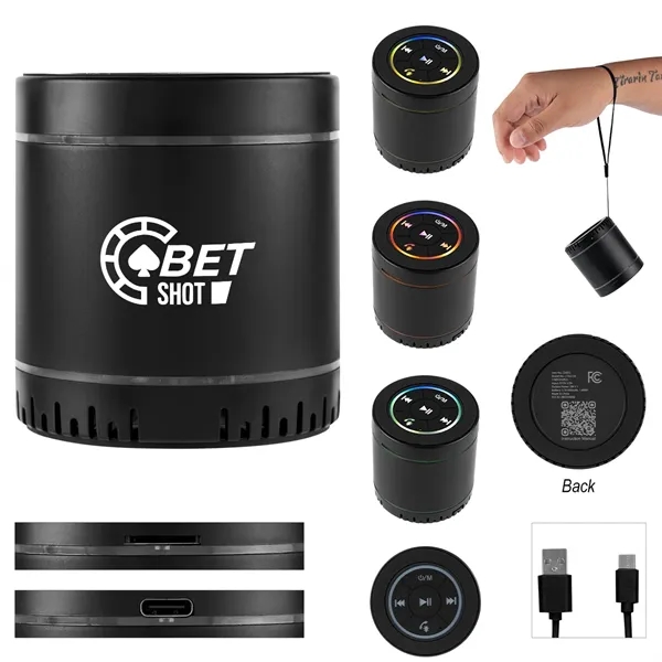 rABS Light Up Speaker... from ASI 61125 Hit Promotional Products / Hit®