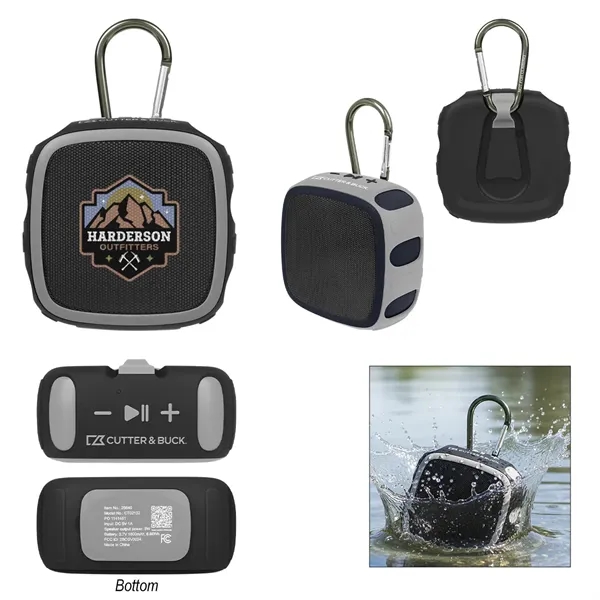Cutter & Buck® Waterproof Wireless Speaker... from ASI 61125 Hit Promotional Products / Hit®