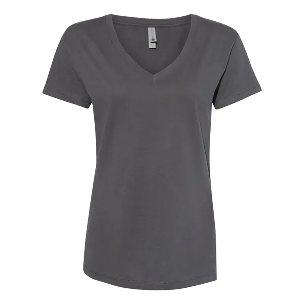 Women's V-neck tee with a relaxed fit, side seams, and a... from ASI 84358 S&S Activewear