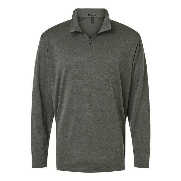 AllPro Performance Melange Quarter-Zip Pullover... from ASI 84358 S&S Activewear