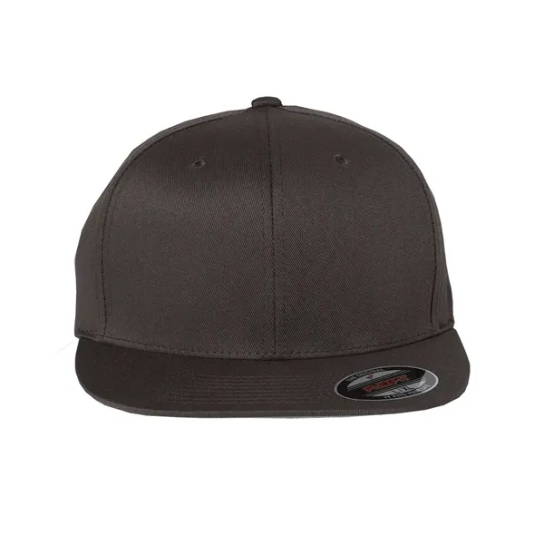 Fitted six panel flat bill baseball cap. Blank.... from ASI 84358 S&S Activewear
