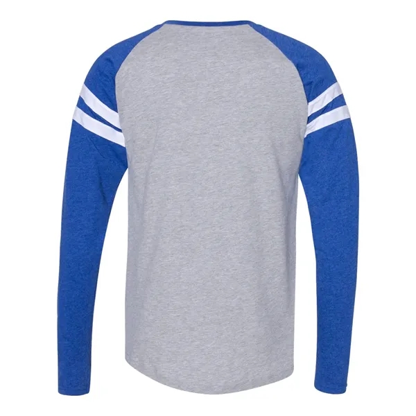 Fine Jersey Long Sleeve Mash Up Tee... from ASI 84358 S&S Activewear