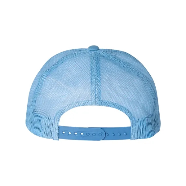Classic trucker cap with flat bill. Blank.... from ASI 84358 S&S Activewear