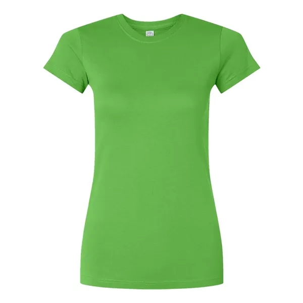 Juniors' fine jersey longer length T-shirt. 4.5 oz. Blank product.... from ASI 84358 S&S Activewear