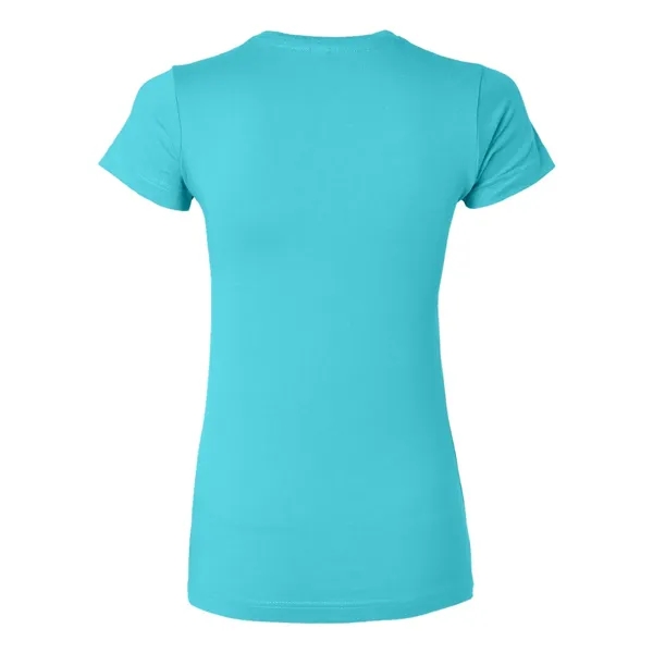 Juniors' fine jersey longer length T-shirt. 4.5 oz. Blank product.... from ASI 84358 S&S Activewear