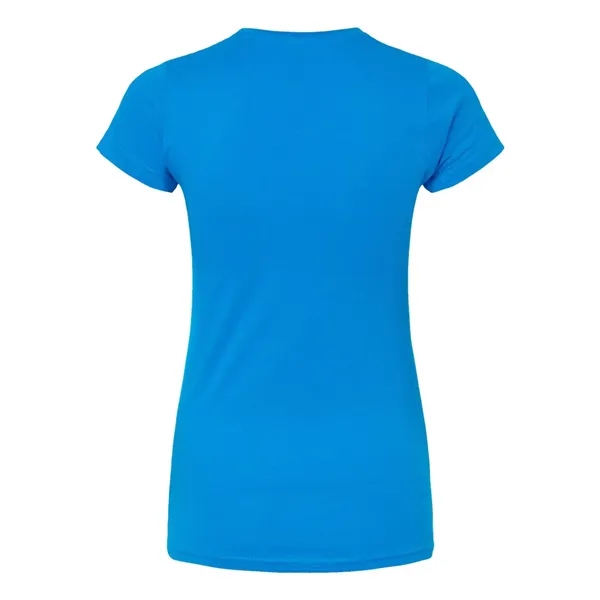 Juniors' fine jersey longer length T-shirt. 4.5 oz. Blank product.... from ASI 84358 S&S Activewear