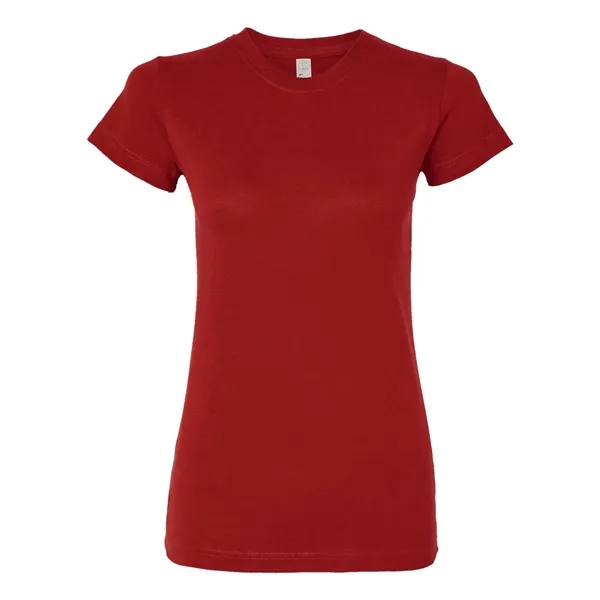 Juniors' fine jersey longer length T-shirt. 4.5 oz. Blank product.... from ASI 84358 S&S Activewear
