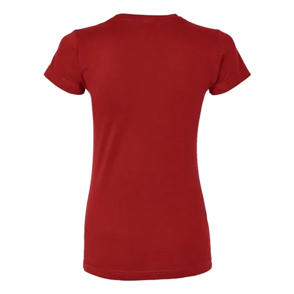 Juniors' fine jersey longer length T-shirt. 4.5 oz. Blank product.... from ASI 84358 S&S Activewear