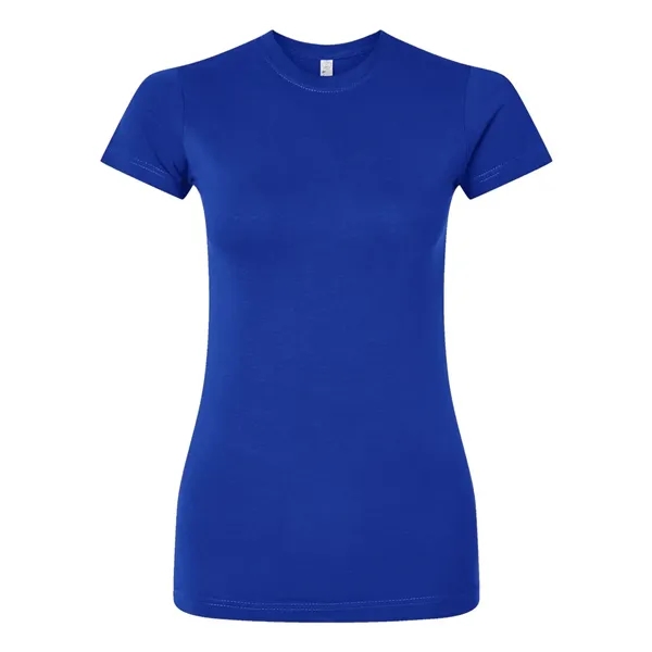 Juniors' fine jersey longer length T-shirt. 4.5 oz. Blank product.... from ASI 84358 S&S Activewear