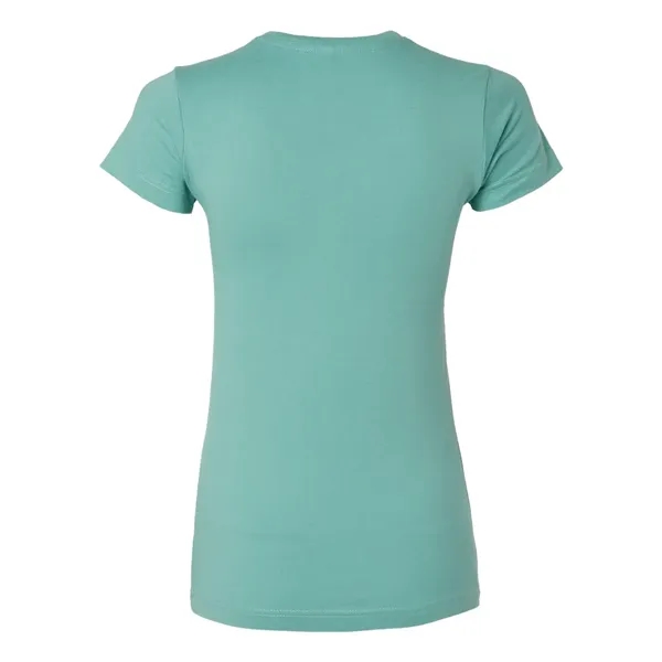 Juniors' fine jersey longer length T-shirt. 4.5 oz. Blank product.... from ASI 84358 S&S Activewear