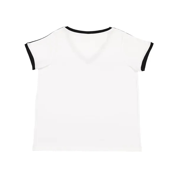 Women's Curvy Soccer Ringer Tee... from ASI 84358 S&S Activewear