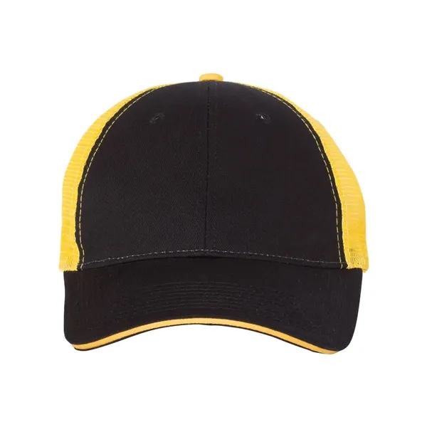 Structured six-panel trucker cap, blank.... from ASI 84358 S&S Activewear