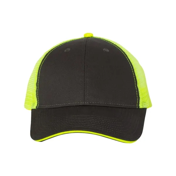 Structured six-panel trucker cap, blank.... from ASI 84358 S&S Activewear