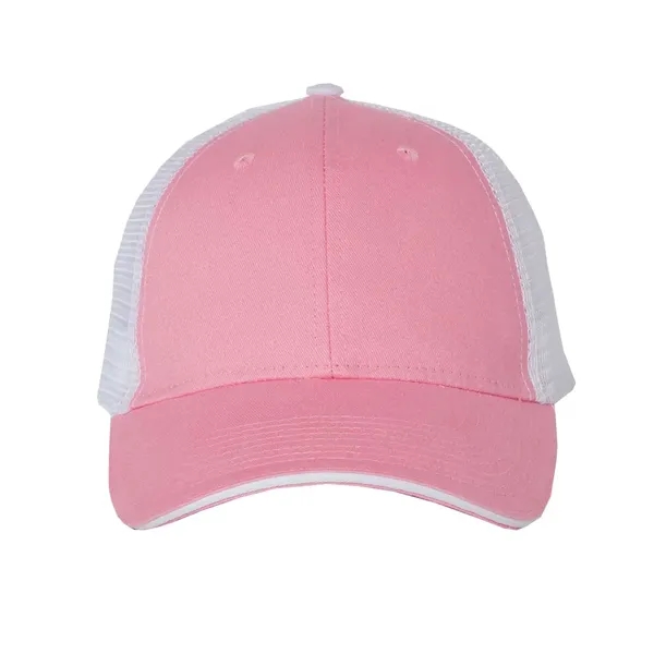 Structured six-panel trucker cap, blank.... from ASI 84358 S&S Activewear