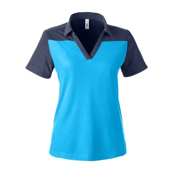 CORE365 Women's Fusion ChromaSoft Colorblock Polo... from ASI 84358 S&S Activewear