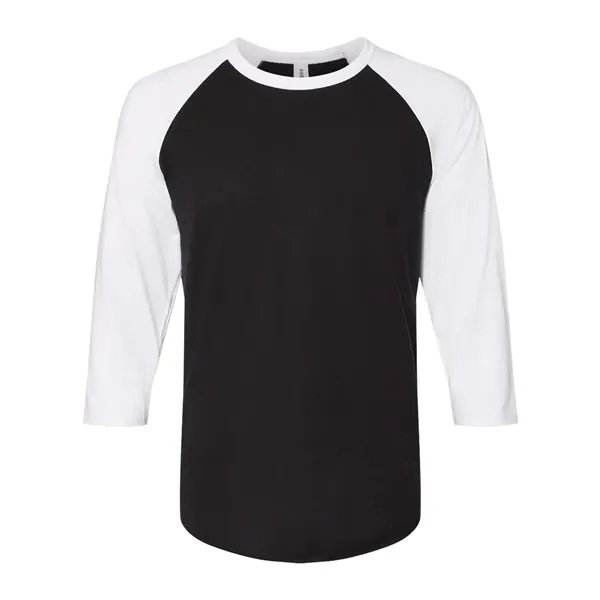 Premium Blend Ringspun Three-Quarter Sleeve Raglan Baseba...... from ASI 84358 S&S Activewear