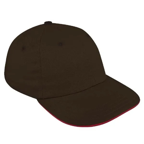 Order Custom Unstructured "Dad", Brushed Cotton, Leather Strap Baseball Caps. American... from ASI 73775 Unionwear
