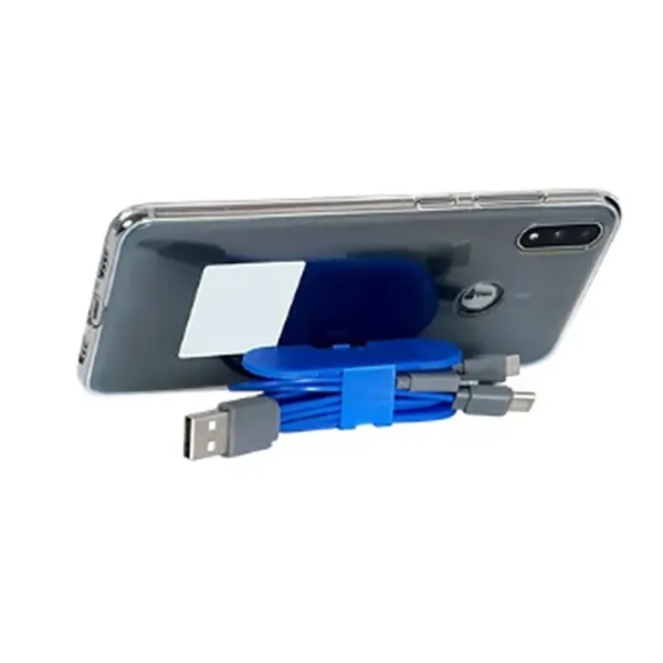 Cable wrap phone stand made of plastic.... from ASI 39552 BEL Promo