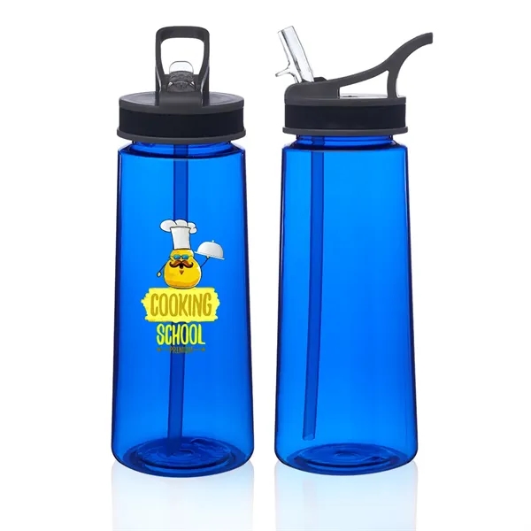 22 oz. sports bottle with spill-proof screw-on lid and flip-top straw.... from ASI 39552 BEL Promo