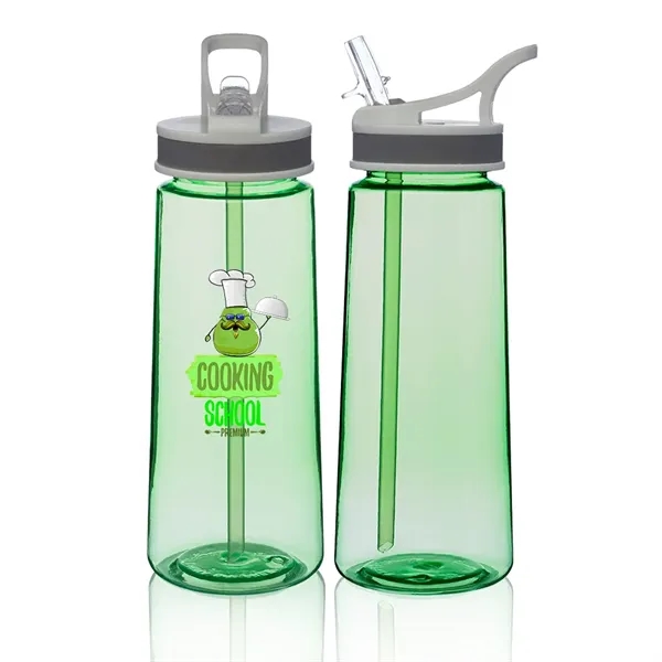 22 oz. sports bottle with spill-proof screw-on lid and flip-top straw.... from ASI 39552 BEL Promo
