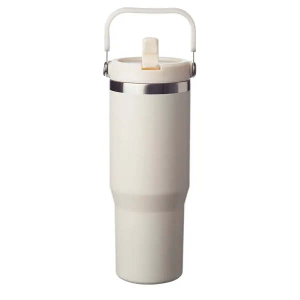 30 oz. double wall insulated stainless steel travel mug with handle,... from ASI 39552 BEL Promo