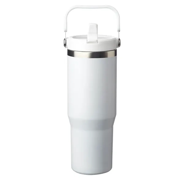 30 oz. double wall insulated stainless steel travel mug with handle,... from ASI 39552 BEL Promo