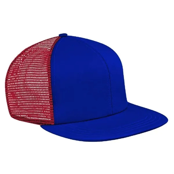 Order Custom Flat Brim High Crown, Cotton Twill/Mesh, Snapback Baseball Caps.... from ASI 73775 Unionwear