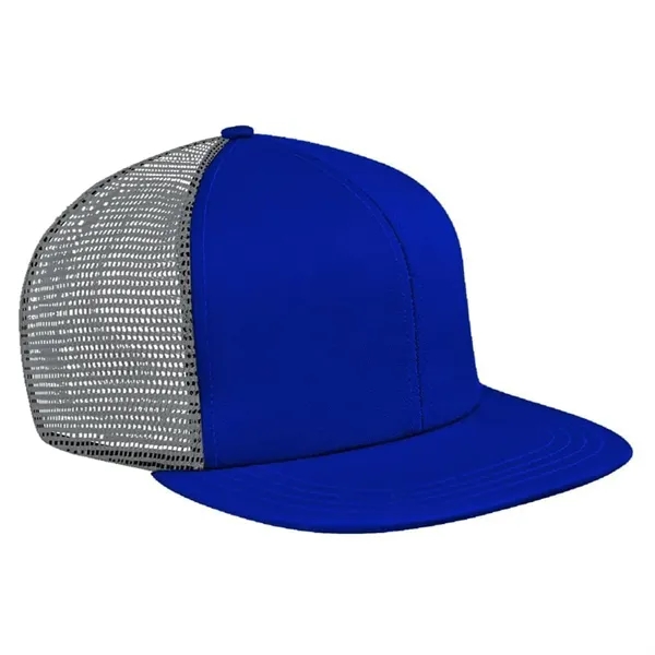 Order Custom Flat Brim High Crown, Cotton Twill/Mesh, Snapback Baseball Caps.... from ASI 73775 Unionwear