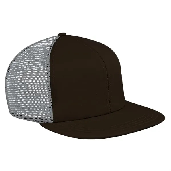 Order Custom Flat Brim High Crown, Cotton Twill/Mesh, Snapback Baseball Caps.... from ASI 73775 Unionwear
