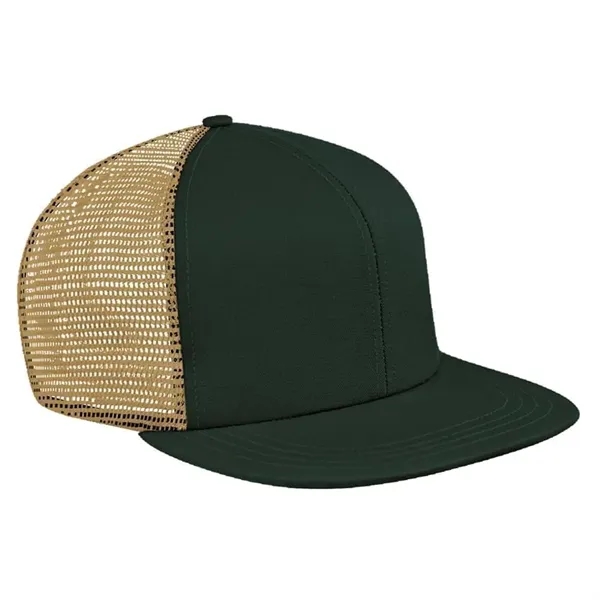 Order Custom Flat Brim High Crown, Cotton Twill/Mesh, Snapback Baseball Caps.... from ASI 73775 Unionwear